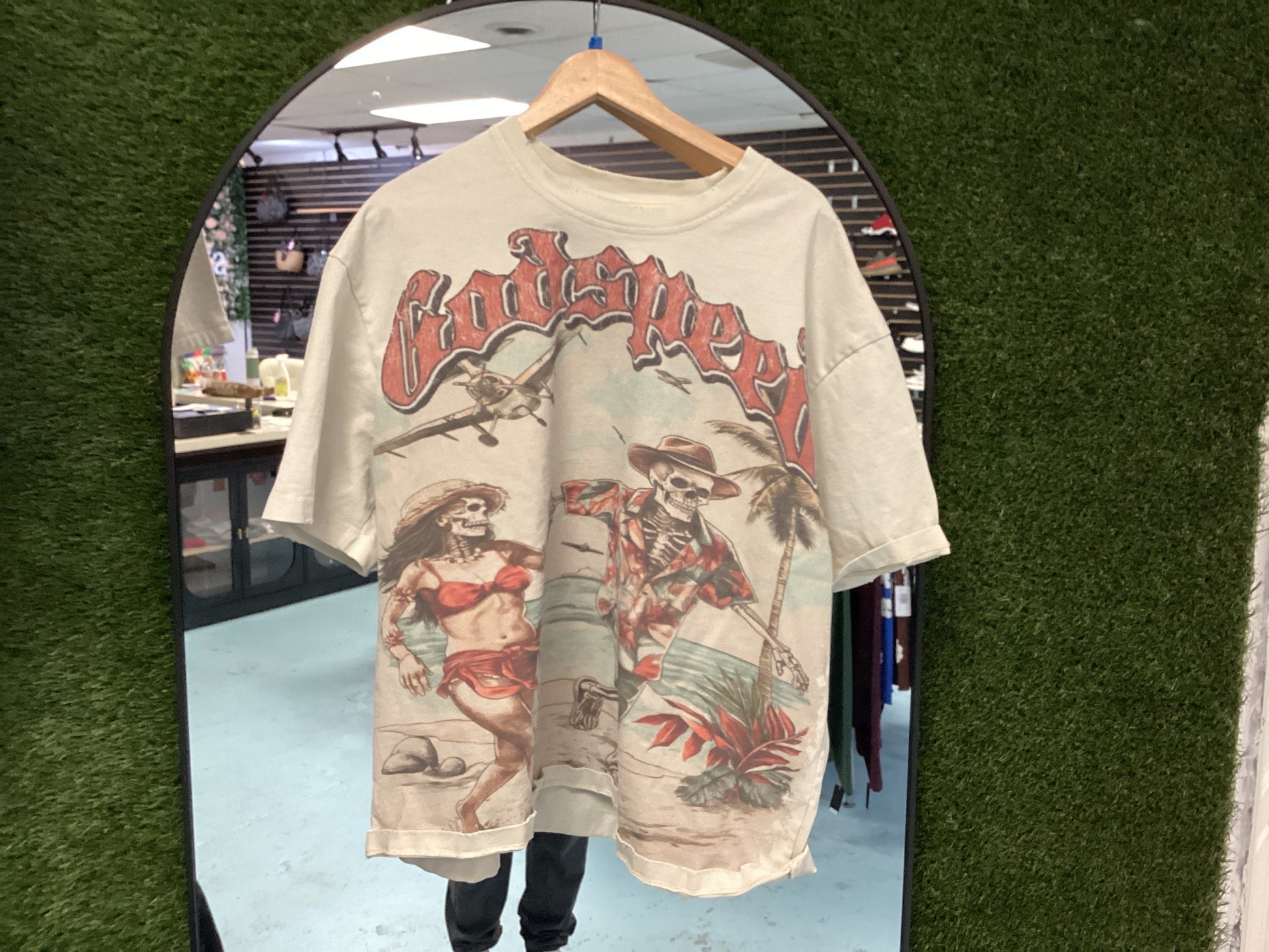 2XL God Speed White/Grey Tee
