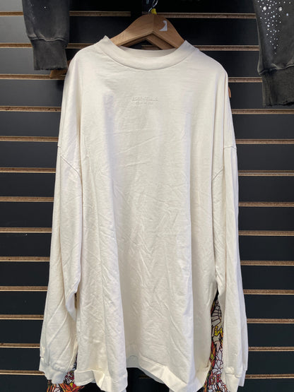 White Essential Long Sleeve Shirt