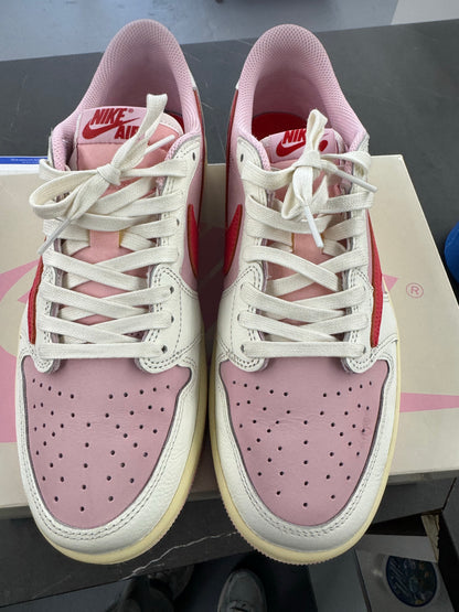 Jordan 1 Retro Low OG SP Travis Scott Sail Tropical Pink