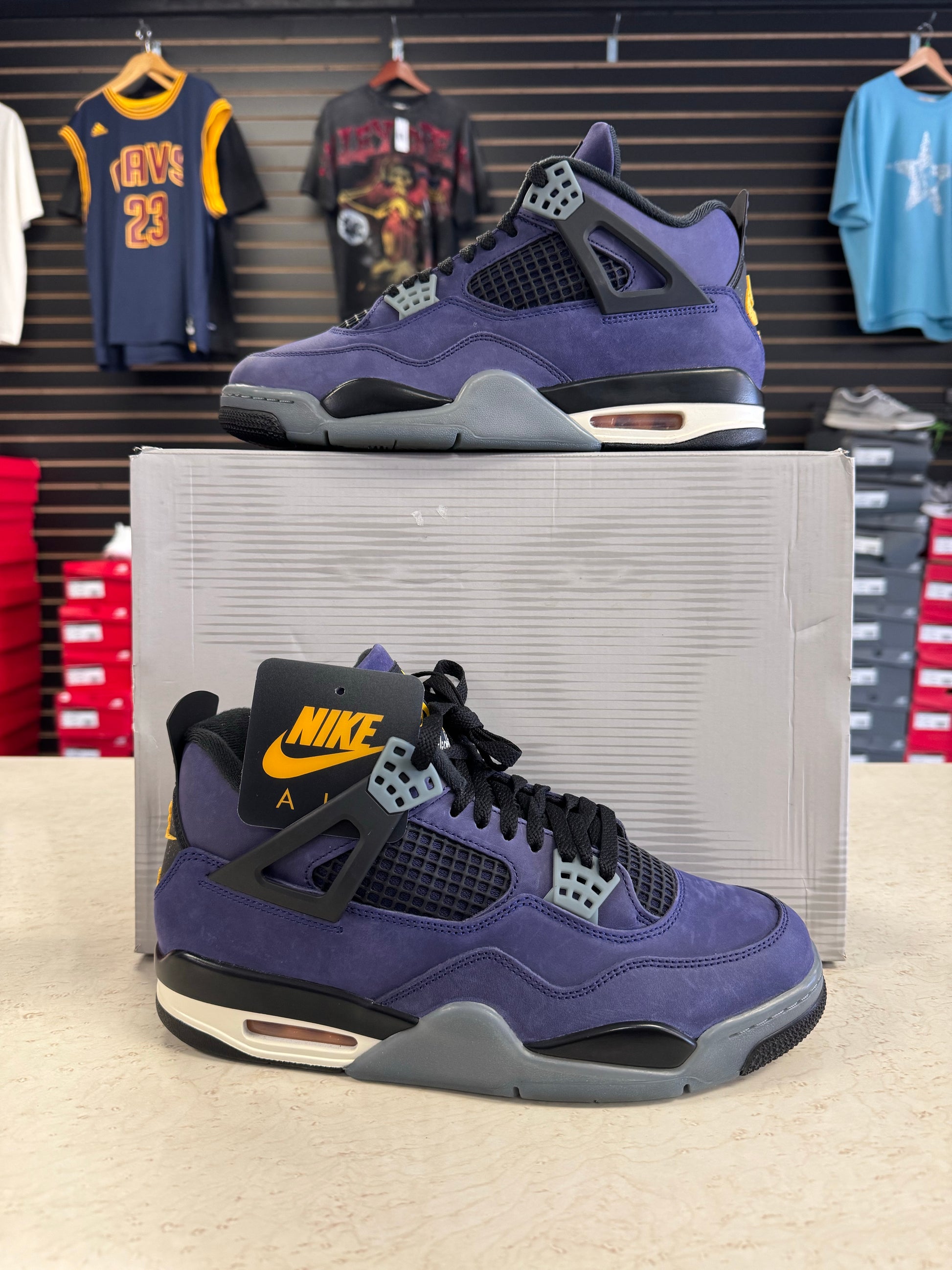 Jordan 4 Retro Lakers