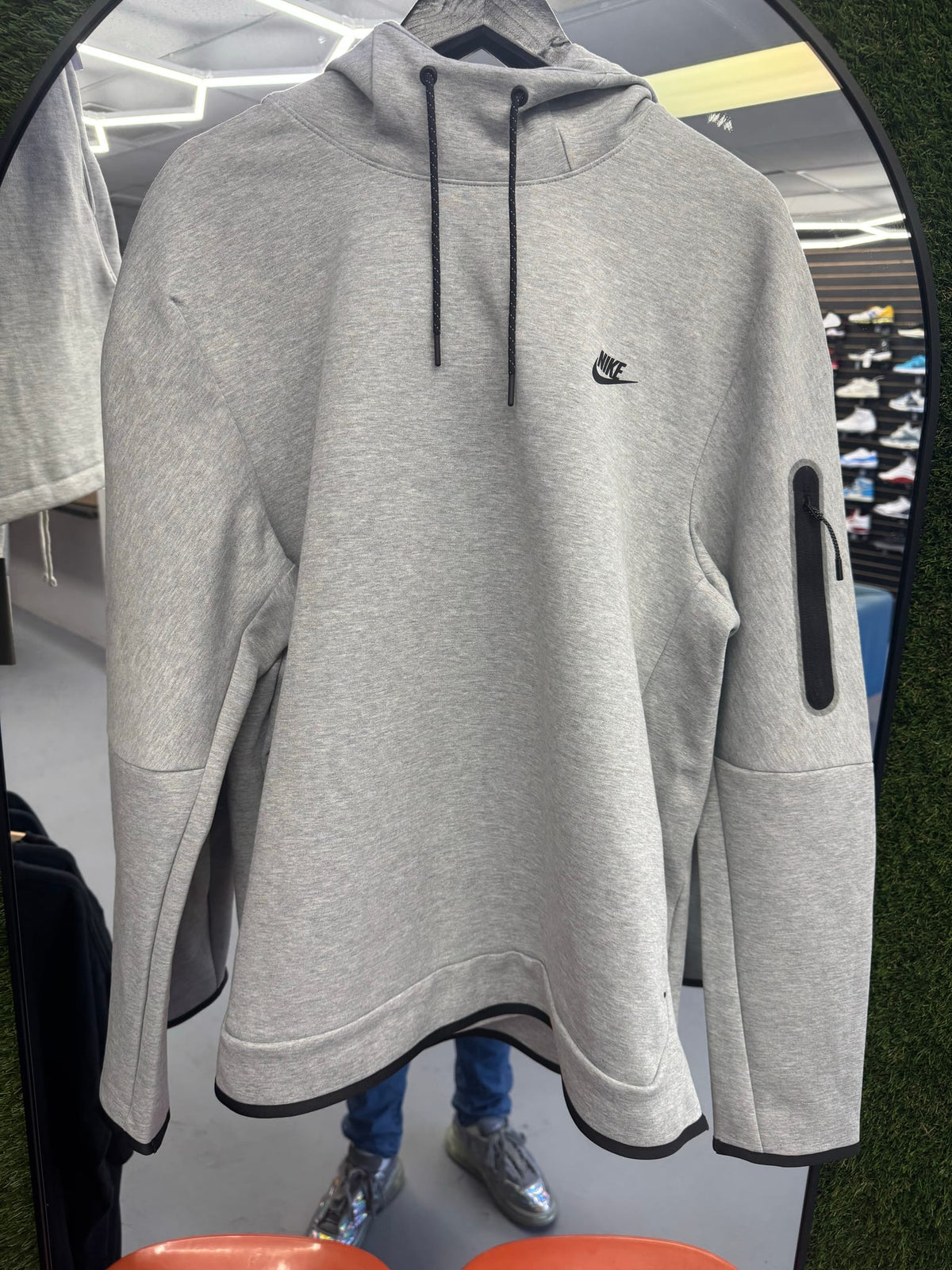 Grey Nike Tech Hoodie