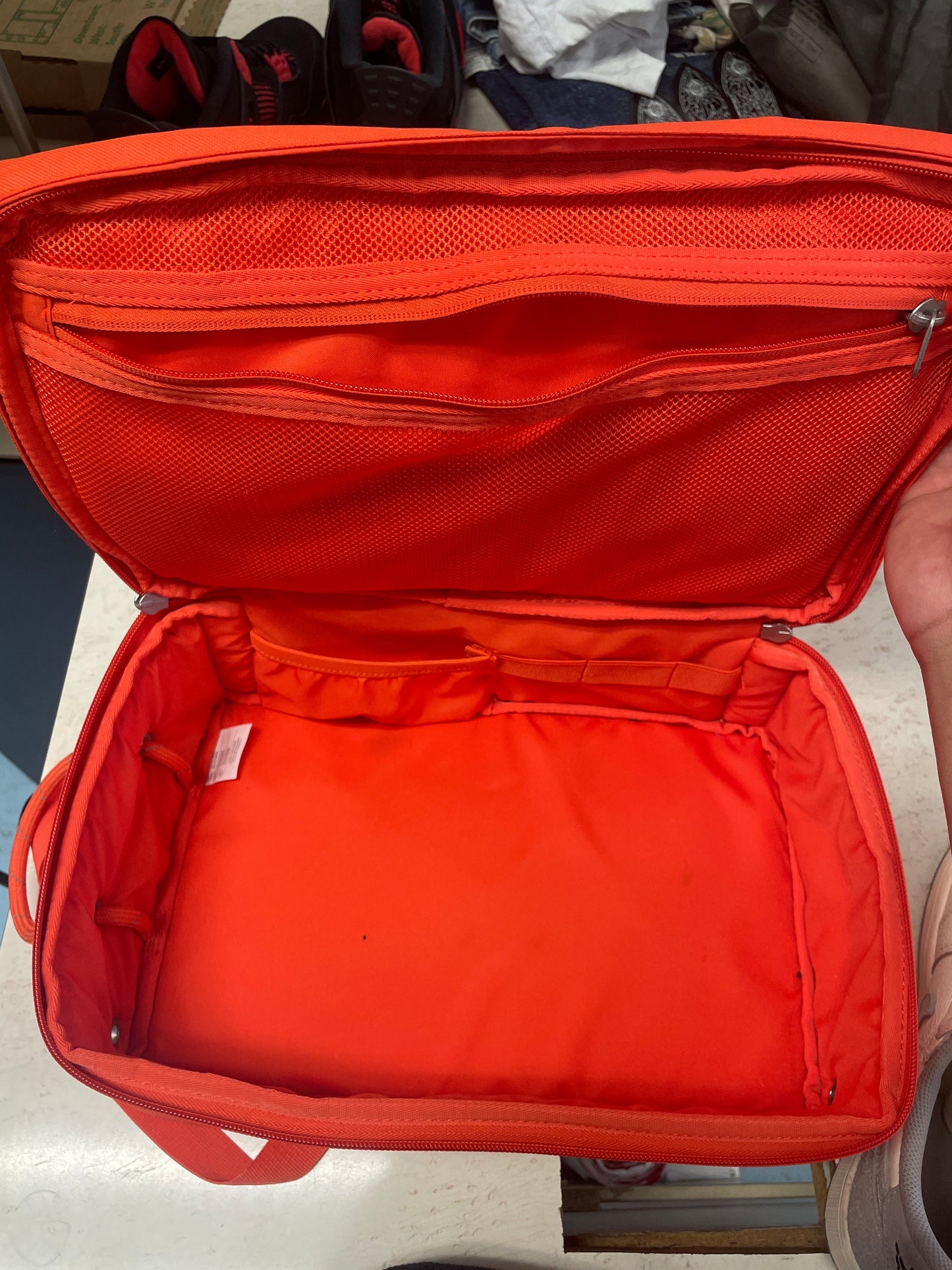 Orange Nike Side Bag