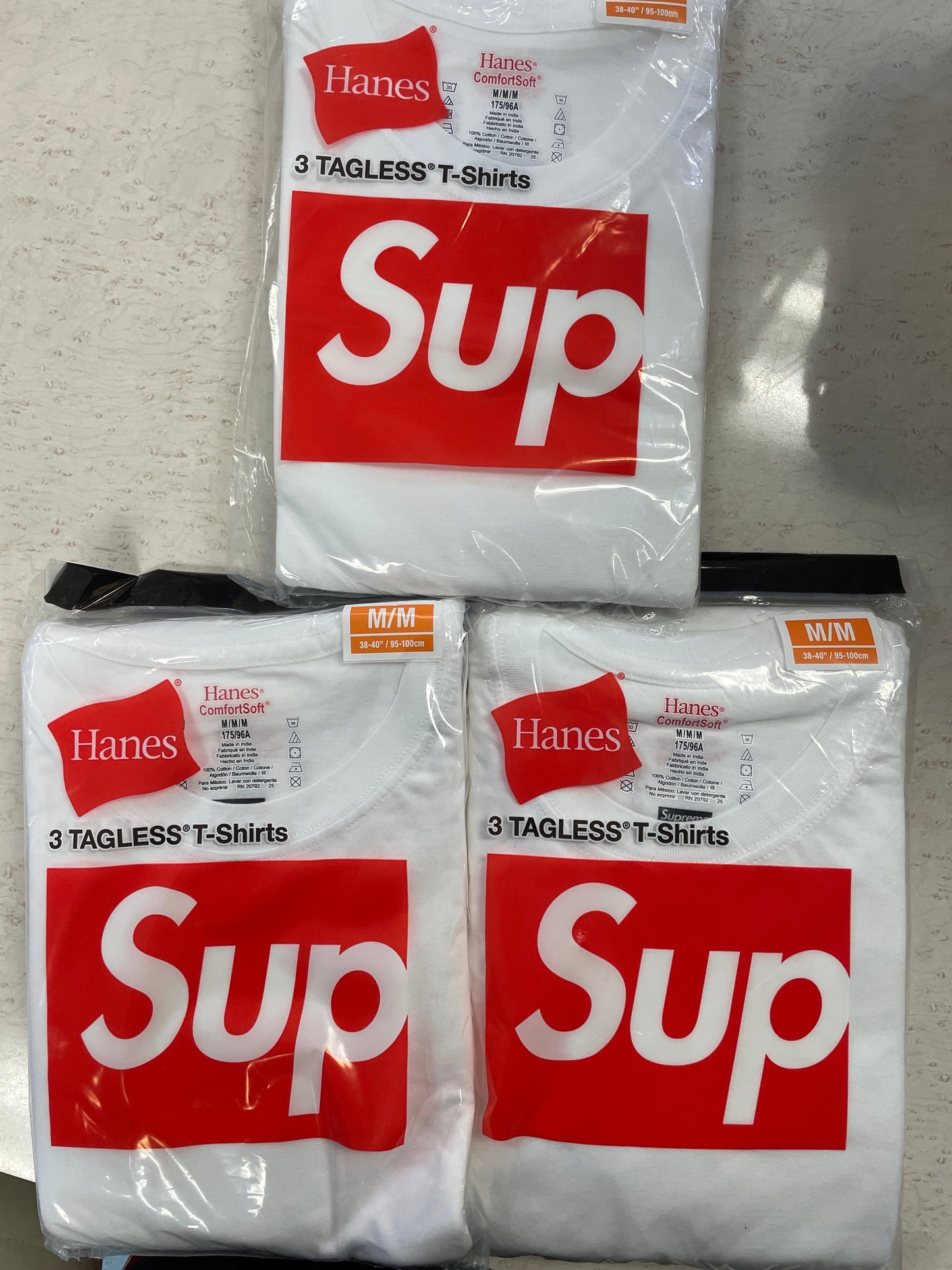 Supreme White Blank Tee