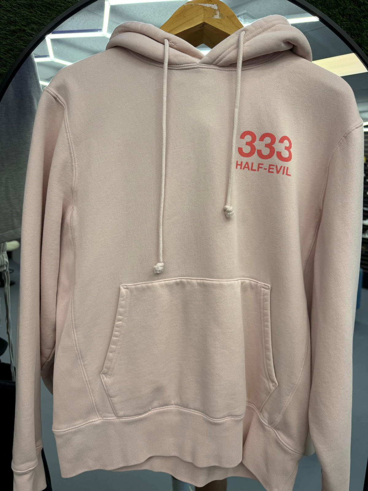 Half Evil Pink 333 Hoodie