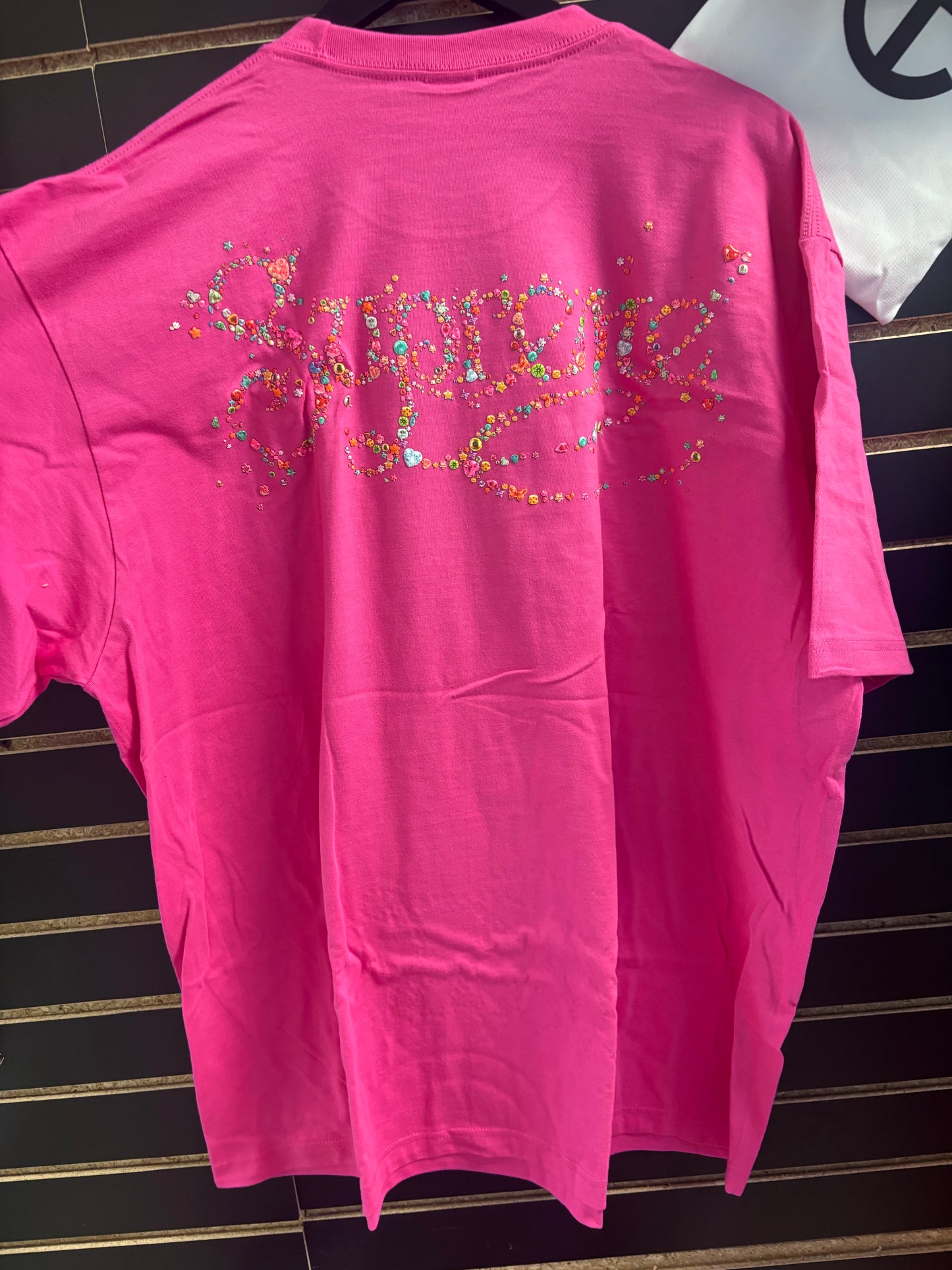 Supreme Gems Tee Pink New