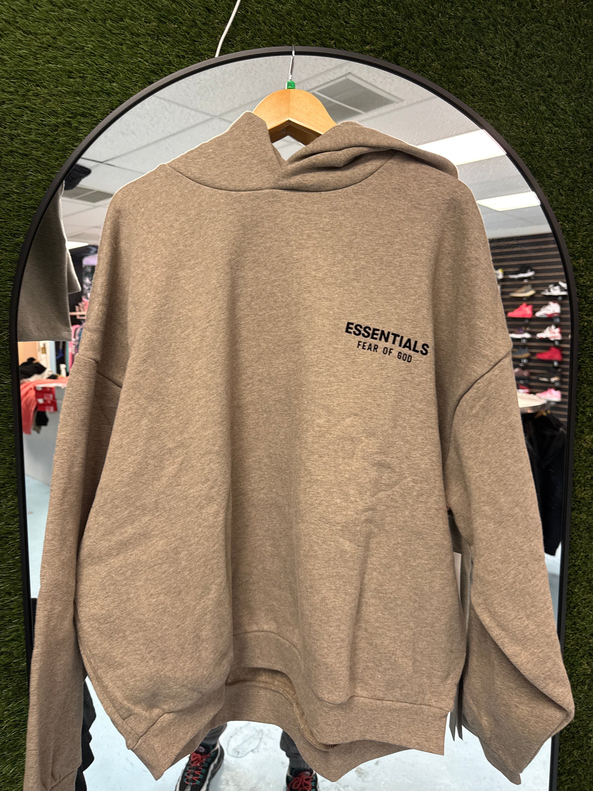 Dark Heather Essentials Hoodie
