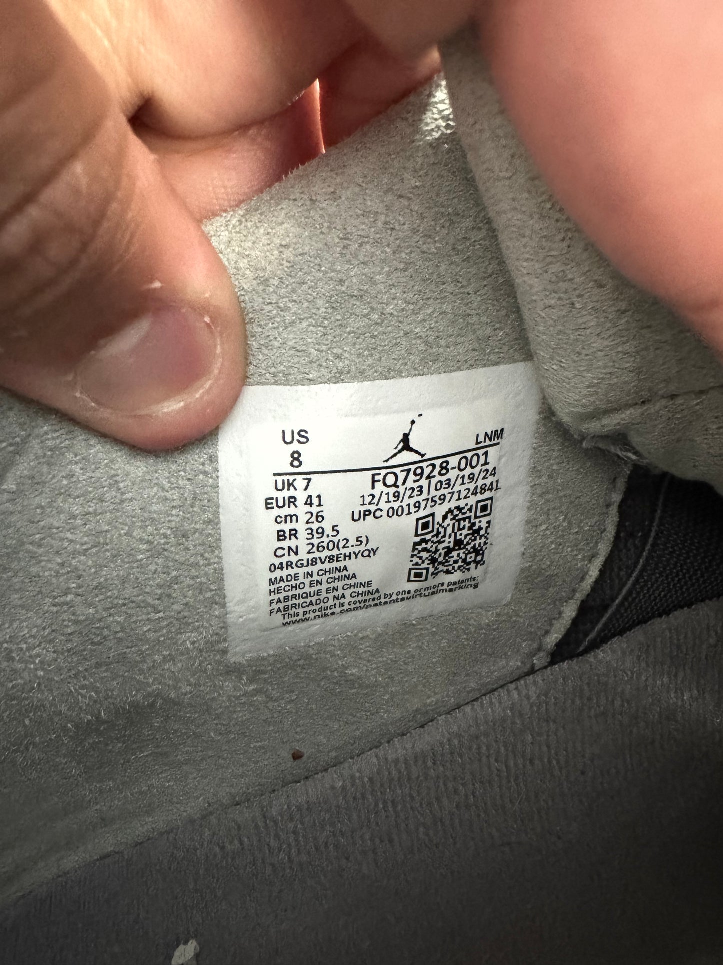 Jordan 4 Retro SE Paris Olympics Wet Cement