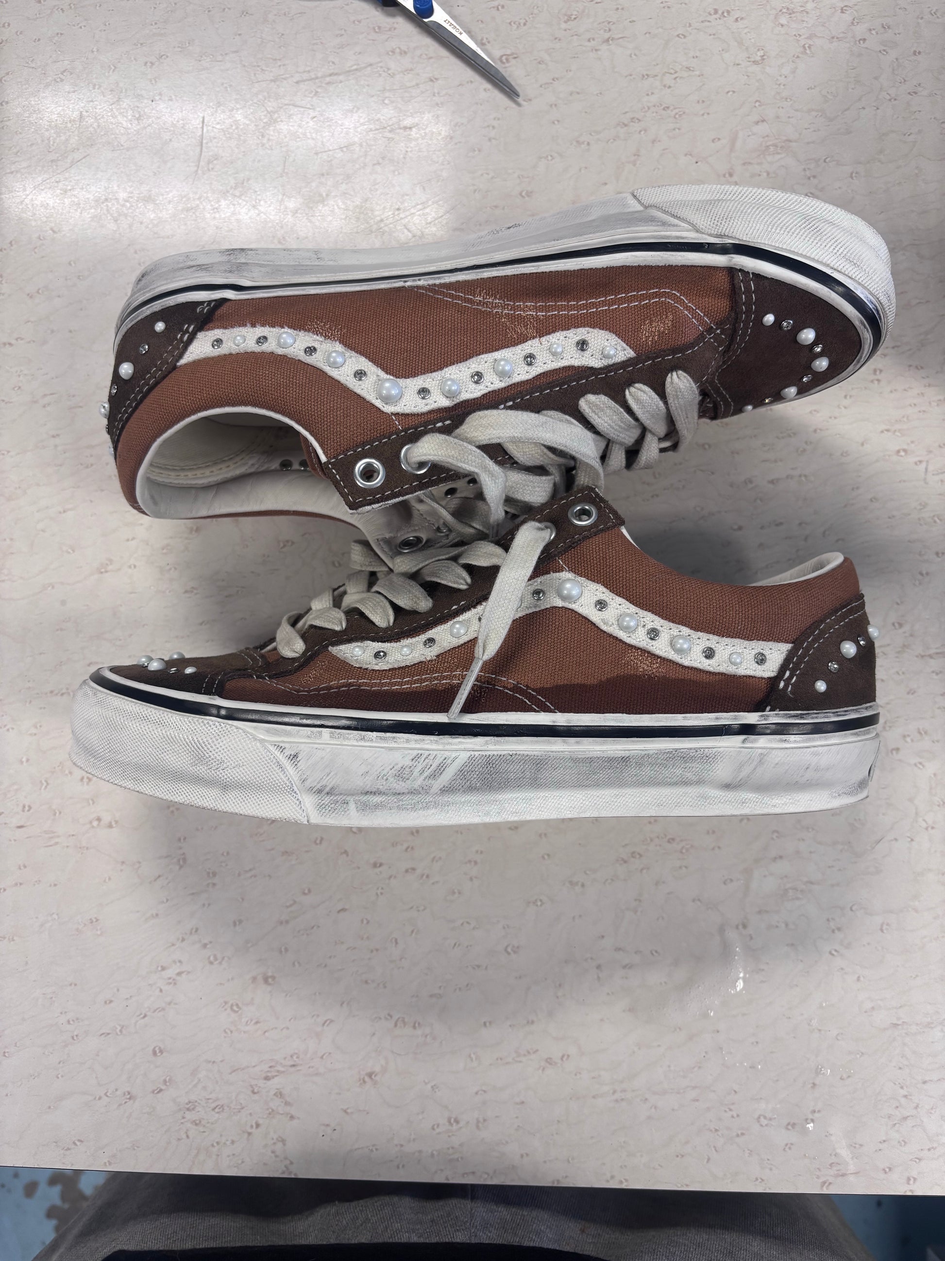 Vans LX Old Skool 36 Pearlized Pack Vintage Cocoa Brown