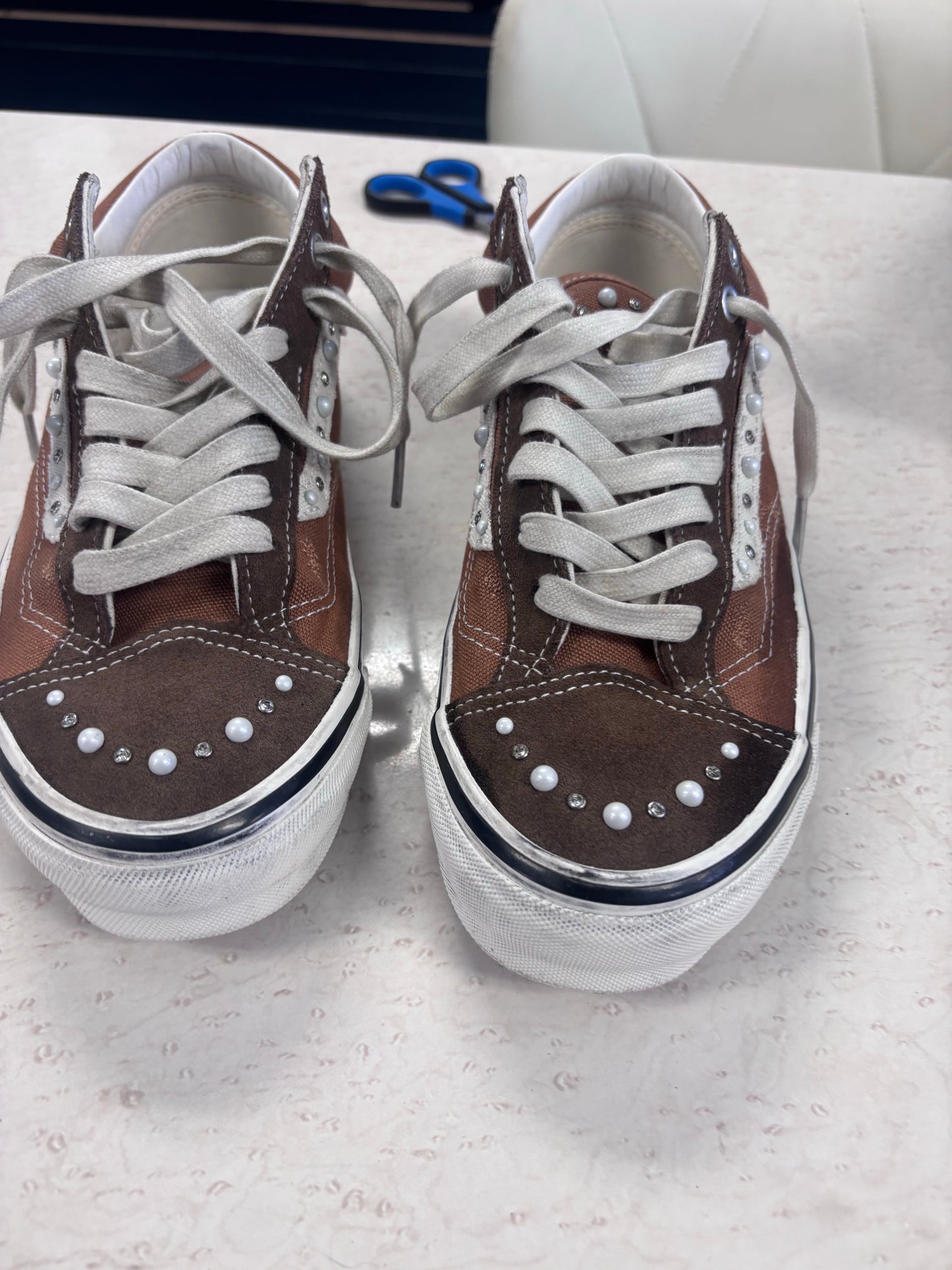 Vans LX Old Skool 36 Pearlized Pack Vintage Cocoa Brown