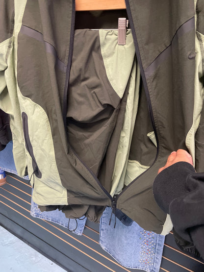 Green Nike Tech Windbreaker