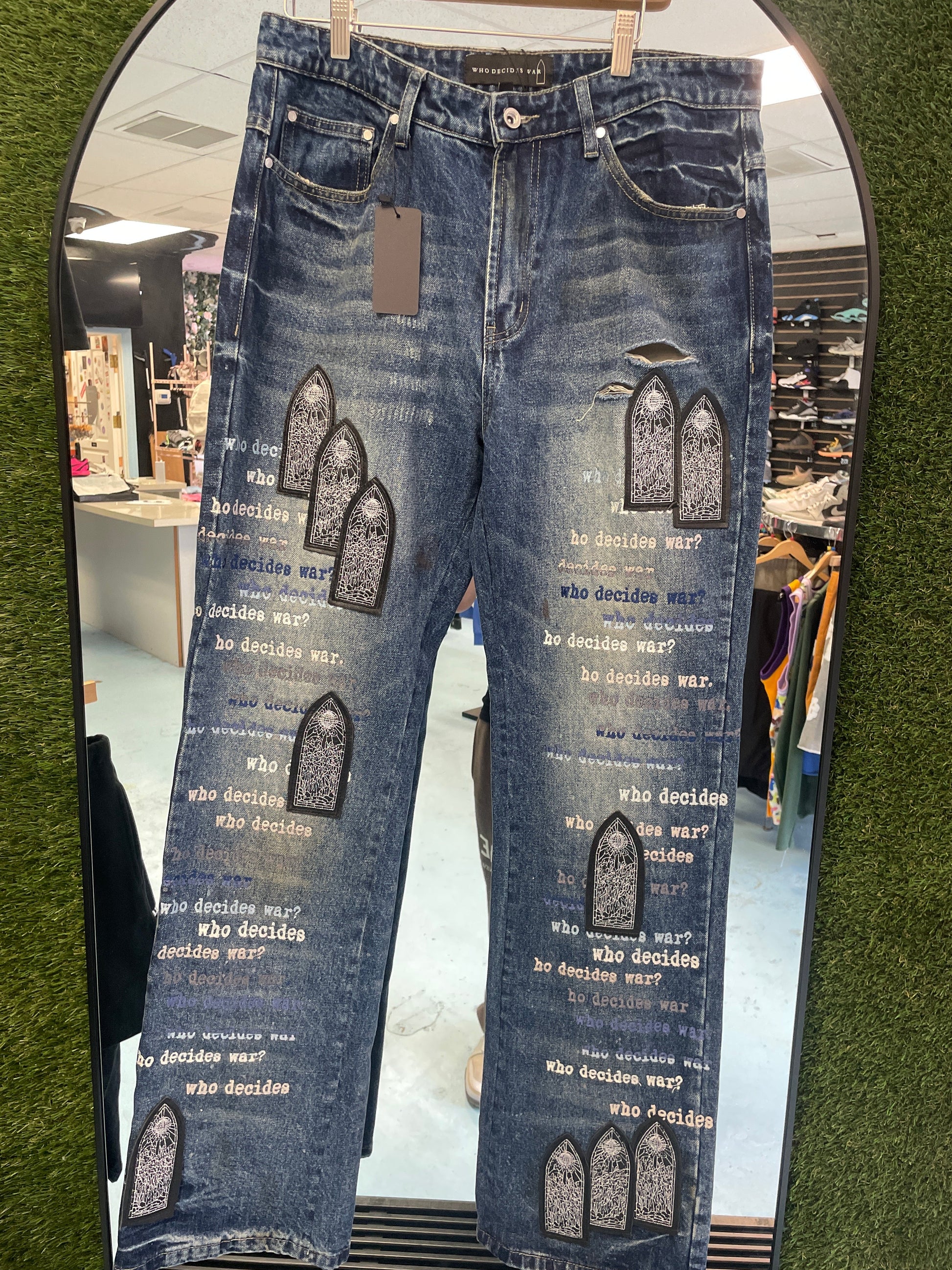 Who Decides War-Scripture Denim