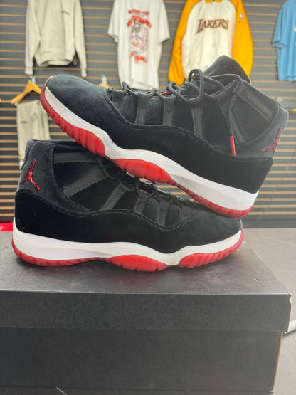 Jordan 11 Retro Bred Velvet (Women's)